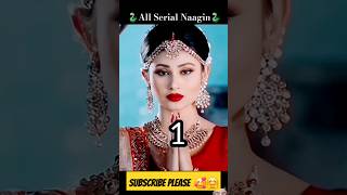 🐍🐍Naagin 1 2 3 4 5 6 all naagins bridal looks mouniroy nagin shorts serial [upl. by Peterman889]