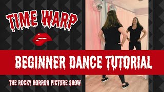 quotTIME WARPquot Dance 🫦 BEGINNER DANCE TUTORIAL The Rocky Horror Picture Show 🫦 StepbyStep amp Easy [upl. by Rahr]