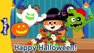 🎃 Fun Halloween Songs for Kids  Monster Dance Trick or Treat amp More 🎵  Little Fox [upl. by Lancelot]