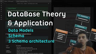 Database Theory  Data Models Schema 3 Schema architecture [upl. by Haran]