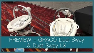 PREVIEW  GRACO Duet Sway amp Duet Sway LX  ABC Kids Expo 2017 [upl. by Alphonse]