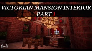 Minecraft Tutorials  Victorian Mansion Interior Part 112 [upl. by Adamsun]