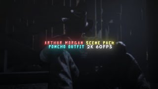 Arthur morgan Poncho Scene pack [upl. by Barolet]