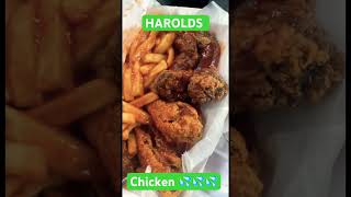 HAROLDS CHICKEN 🍗 chicken chicago subscribe food [upl. by Dylana635]