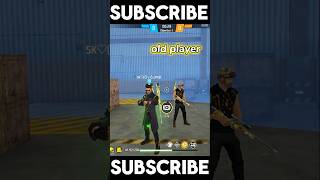 Old player vs new player free fire shorts freefire viralvideo freefireclips [upl. by Jillayne]