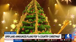 Opryland announces plans for A Country Christmas [upl. by Akinehc]