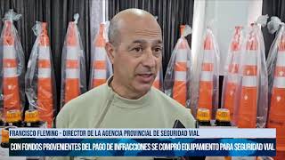 SALTA  Con fondos provenientes del pago de infracciones se compró equipamiento para Seguridad Vial [upl. by Ellehcsar]