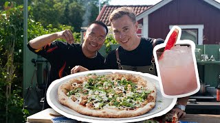 PIZZA OCH DRINKAR MED JIMMY GUO [upl. by Iy]