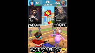 🎯 FREE 🔥 FIRE CHARCTER SKILLS 😱 ALOK VS HOMER [upl. by Synn]