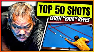 THE MAGICIAN EFREN BATA REYES BEST 50 SHOTS [upl. by Hanimay]