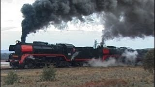 Double Headed Hudsons on Wycheproof Wayfarer steam tour Australian Trains [upl. by Eleni]