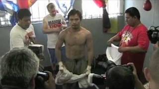 Pacquiao vs Margarito  Media Day [upl. by Jemmie459]