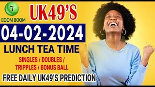 422024 UK 49s Lunch time Tea time prediction UK49 today prediction UK 49 lotto prediction number [upl. by Flanagan]