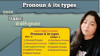 Pronoun amp its types use amp examples Learn English online [upl. by Mccarthy]