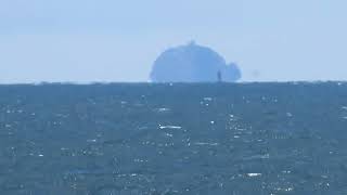 Inferior mirage of Farallon Islands [upl. by Acirederf]