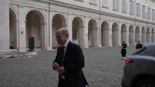 Mattarella riceve al Quirinale il cancelliere tedesco Scholz [upl. by Mur]