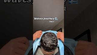 Day 1 🌊 waver 360waver hair wavetutorial viralvideo [upl. by Allbee523]