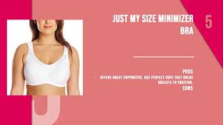 10 Best Minimizer Bras 2018 Updated [upl. by Janos588]