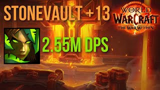 Survival is the new Hunter Meta for Mythic  Stonevault13 Pug  255M Overall DPS [upl. by Ecnaralc]