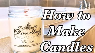 How to make scented candles  Candle making basics 101 [upl. by Amarillis976]