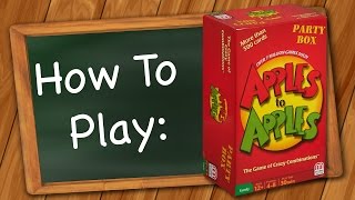 How to Play Apples to Apples [upl. by Lonnie583]