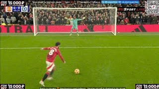 Bruno Fernandes Penalty HQ  Manchester United Vs Chelsea FC  Premier League  3112024 [upl. by Steep182]