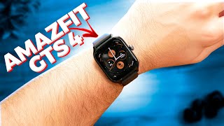 Amazfit GTS 4  a MELHOR quotcópiaquot do APPLE WATCH análise final [upl. by Asiak]