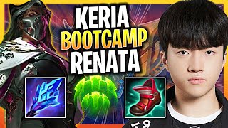 LEARN HOW TO PLAY RENATA SUPPORT LIKE A PRO  T1 Keria Plays Renata Support vs Rakan Season 2023 [upl. by Yelats]