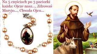 Koronka do Świętego Franciszka z Asyżu i Modlitwa Franciszkańska [upl. by Giralda]