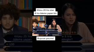 Kim Milyoner Olmak İsterde Beyin Yakan Soru🤯😅😅matematik kimmilyonerolmakister [upl. by Caine]