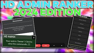 FREE HD Admin Ranker Script 2024 [upl. by Goldarina]