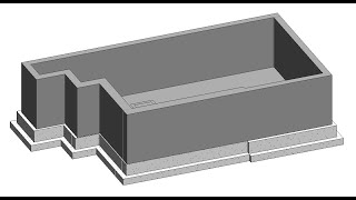 Revit 101Model a House Part 1 Exterior Walls Foundation Walls Floor amp Footing [upl. by Namrak]