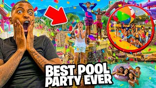 WE THREW THE BEST SUMMER POOL PARTY EVER😱🥳 [upl. by Barbara-Anne]