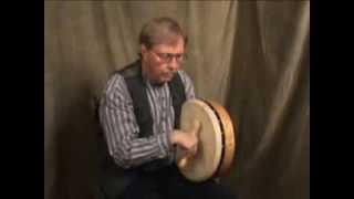 BTN4MT Roosebeck Bodhran Inside Tunable wGoat Skin Head and TBar Mulberry 14by35Inch [upl. by Ecyarg]