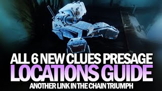 All 6 New Clues in Presage Locations Guide  Another Link In The Chain Triumph Destiny 2 [upl. by Erv]