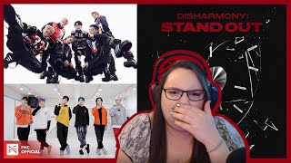 P1harmony Disharmony Stand Out Reaction pt 1  Breakthrough full version Nemonade  dance practice [upl. by Dijam]