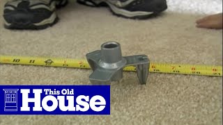 How to Repair Squeaky Floors Through Carpeting  This Old House [upl. by Ardnajela]