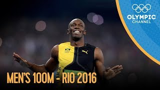 Mens 100m Final  Rio 2016 Replay [upl. by Hserus]