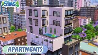 Building Penthouse Apartments  Sims 4 Speed Build  sims4 sims4build [upl. by Ennairda]