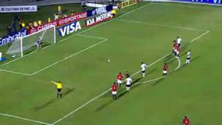 Gol Ronaldo Penalti Corinthians 2 x 0 Atletico PR  Copa do Brasil 2009 060509 [upl. by Lleroj903]