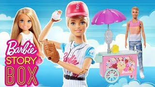 Barbie  Barbie and Ken in the Baseball Sky Championship  Barbie Story Box [upl. by Etka667]