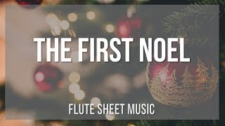 Flute Sheet Music How to play The First Noel by John Stainer [upl. by Hourihan]