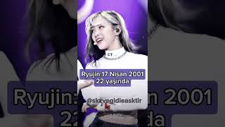 itzy üyelerinin yaşları ve doğum günleri yuqi fypシ itzy keşfet midzy [upl. by Eseela513]