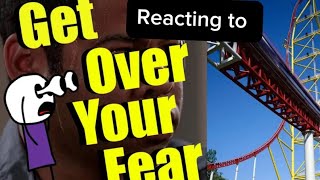 Reacting to Coastoons how to get over your fear of roller coasters ThemeParks ￼￼ [upl. by Epilihp889]