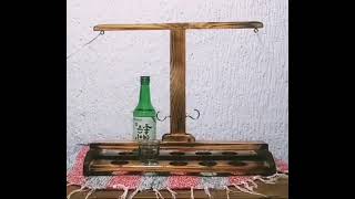 Wooden Drinking Toss game  Drinking Hook game Swing shot [upl. by Negaem483]