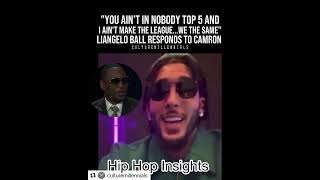 Liangelo BALL Fires Back At Camron Saying Theyre On The SAME Level [upl. by Coral]