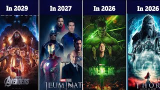 Marvels Upcoming Movies 20242029 marvel marvelmovies [upl. by Alver55]