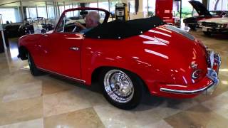 1960 Porsche 356 B Cabriolet Red [upl. by Onitrof921]