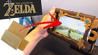 Zelda botw on a Real life cardboard Sheikah slate [upl. by Leirua]