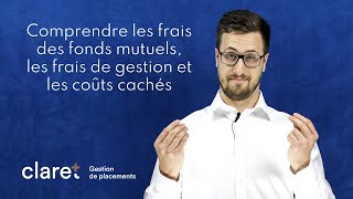 Comprendre les frais des fonds mutuels les frais de gestion et les coûts cachés [upl. by Bunce]